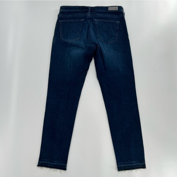 AG Adriano Goldschmied Rough Hem Mid Rise Stevie Capri Jeans Size 27 Women’s - Picture 3 of 6